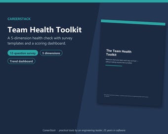 Modello e dashboard per il sondaggio sulla salute del team / Kit di strumenti per i responsabili dell'ingegneria, Excel per il controllo del polso, Domande a livelli gerarchici, Sicurezza psicologica
