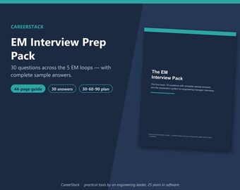 Guía de preparación para la entrevista de gerente de ingeniería (PDF) / 30 preguntas y respuestas para la entrevista de gerente de ingeniería / Entrevista de comportamiento de liderazgo / Plan 30/60/90