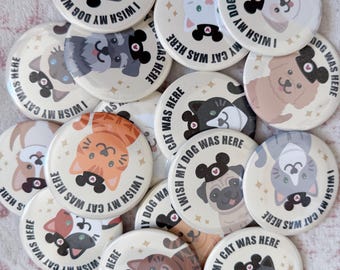 Pin con orejas de ratón y sombrero de Mickey Mouse / Accesorio para parques temáticos, regalo para amantes de las mascotas