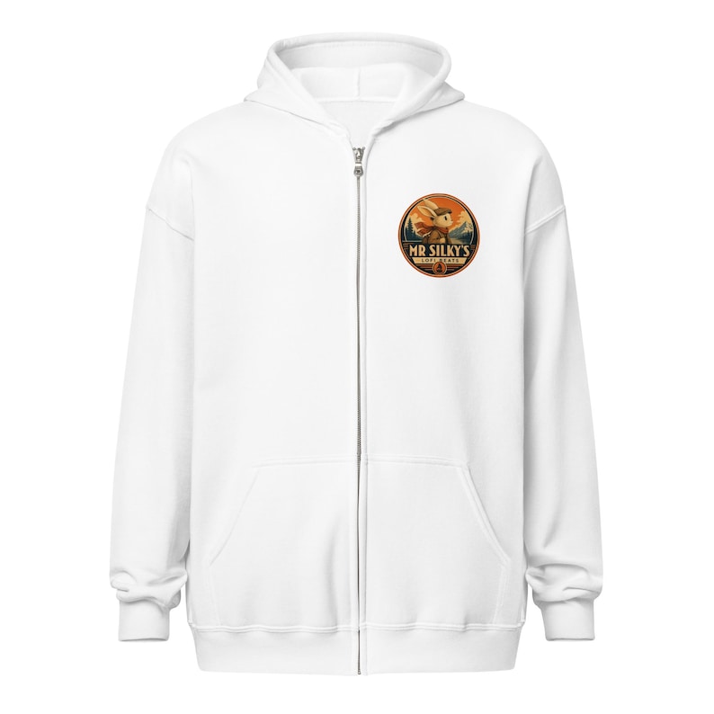 Mr Silky Vintage Bunny Zip Hoodie