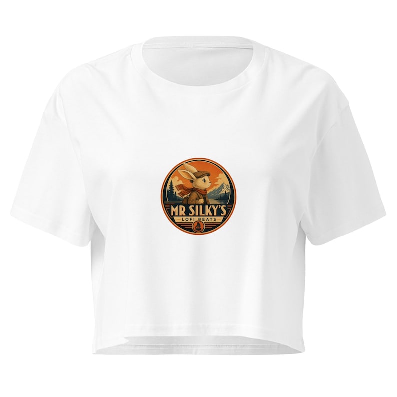 Mr Silky Vintage Bunny Women's Crop Top
