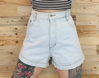 90's Steel Jeans High Rise Shorts / Size 28