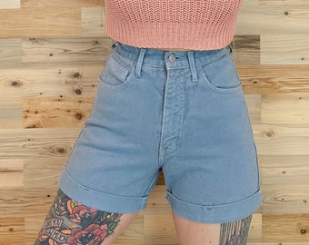 Vintage Guess Jeans High Waisted Shorts / Size 23