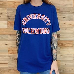 Vintage University of Richmond Retro College School Tee Shirt T-Shirt