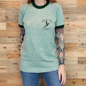 70&#39;s Vintage Pheasant Run St. Charles Illinois Resort Ringer T Shirt