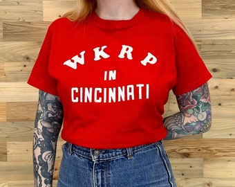 Vintage WKRP in Cincinnati TV Show Promo Tee Shirt T-Shirt