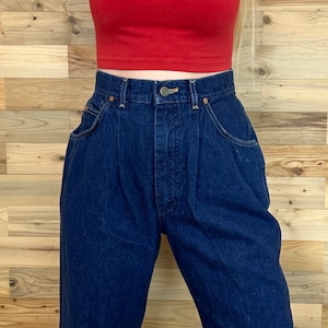 LeeRiders Vintage High Rise Plissee Jeans / Größe 28