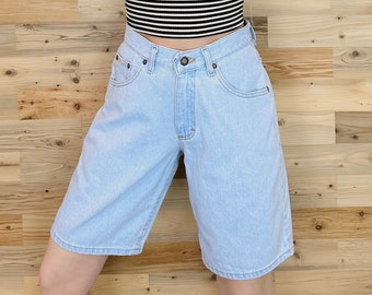 Vintage Riders Long Jean Shorts / Size 27 28