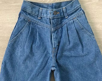 Jordache vintage jeans met geplooid jukstuk / tagmaat jeugd: 10