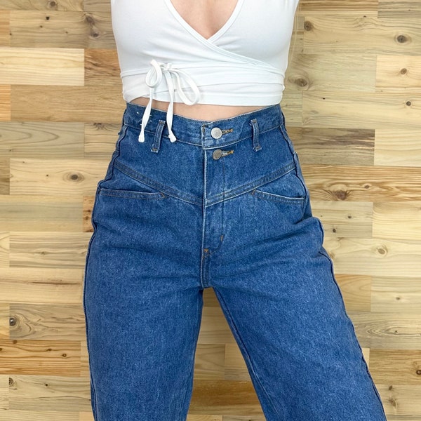 Jordache High Rise Vintage 1980s Jeans / Size 26