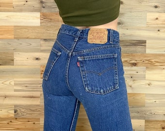 Levi's 501 Cropped Vintage Jeans / Size 24 Petite