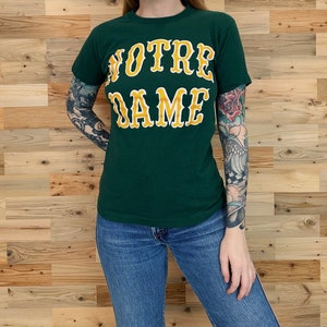 Jaren &#39;70 Universiteit van Notre Dame Vintage Kampioen T-shirt