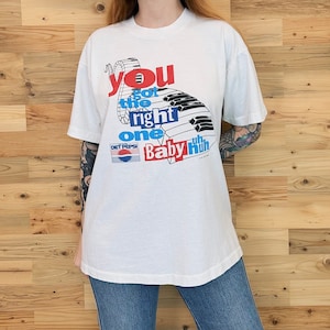 Vintage Diet Pepsi You Got The Right One Baby Uh Huh 1991 Soda Brand Commercial Tee Shirt T-Shirt
