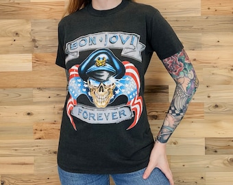 90s BON JOVI vintage tシャツ BROCKUM XL XL * Bon Jovi vintage 90s t shirt * Brockum 1995 tour Jon