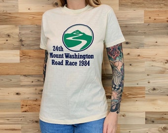 1984 Mount Washington Road Race Soft Vintage Tee Shirt