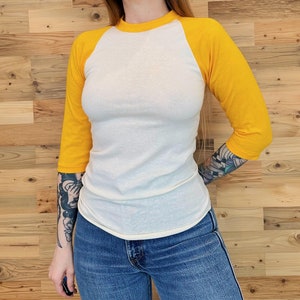Yellow Raglan Tee - Etsy Singapore Yellow Raglan Tee - Etsy Singapore