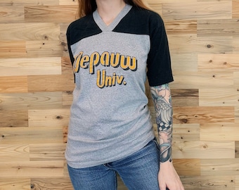 70's Vintage Depauw University School Tee Shirt