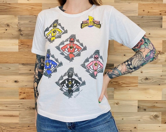 90's Mighty Morphin Power Rangers Shirt