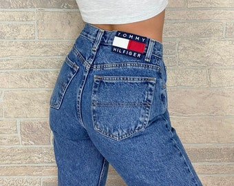 tommy hilfiger mom jeans vintage