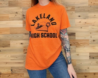 80's Soft and Thin Lakeland High School T Shirt