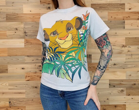 90's Vintage Disney's The Lion King Movie Simba T Shirt