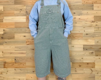 Esprit Vintage Lightweight Long Dungarees Overalls Shorts