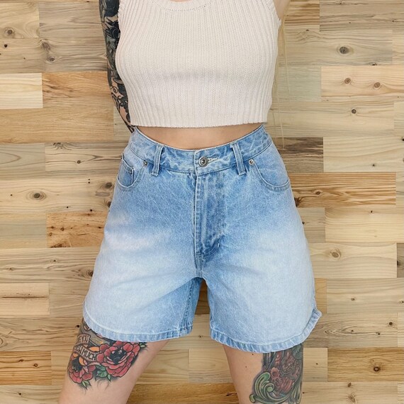 High Waisted Vintage Jean Shorts / Size 29 30