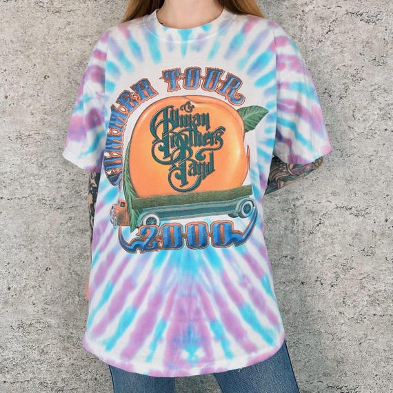 Vintage The Allman Brothers Band 2000 Summer Tour Tee Shirt T-Shirt