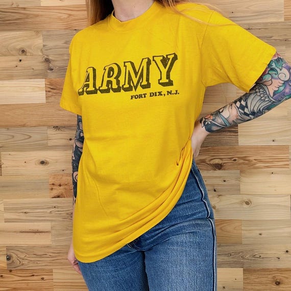 70's Vintage ARMY Fort Dix New Jersey Tee Shirt T-Shirt