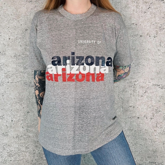 University of Arizona Soft Thin Vintage Champion Tee Shirt T-Shirt