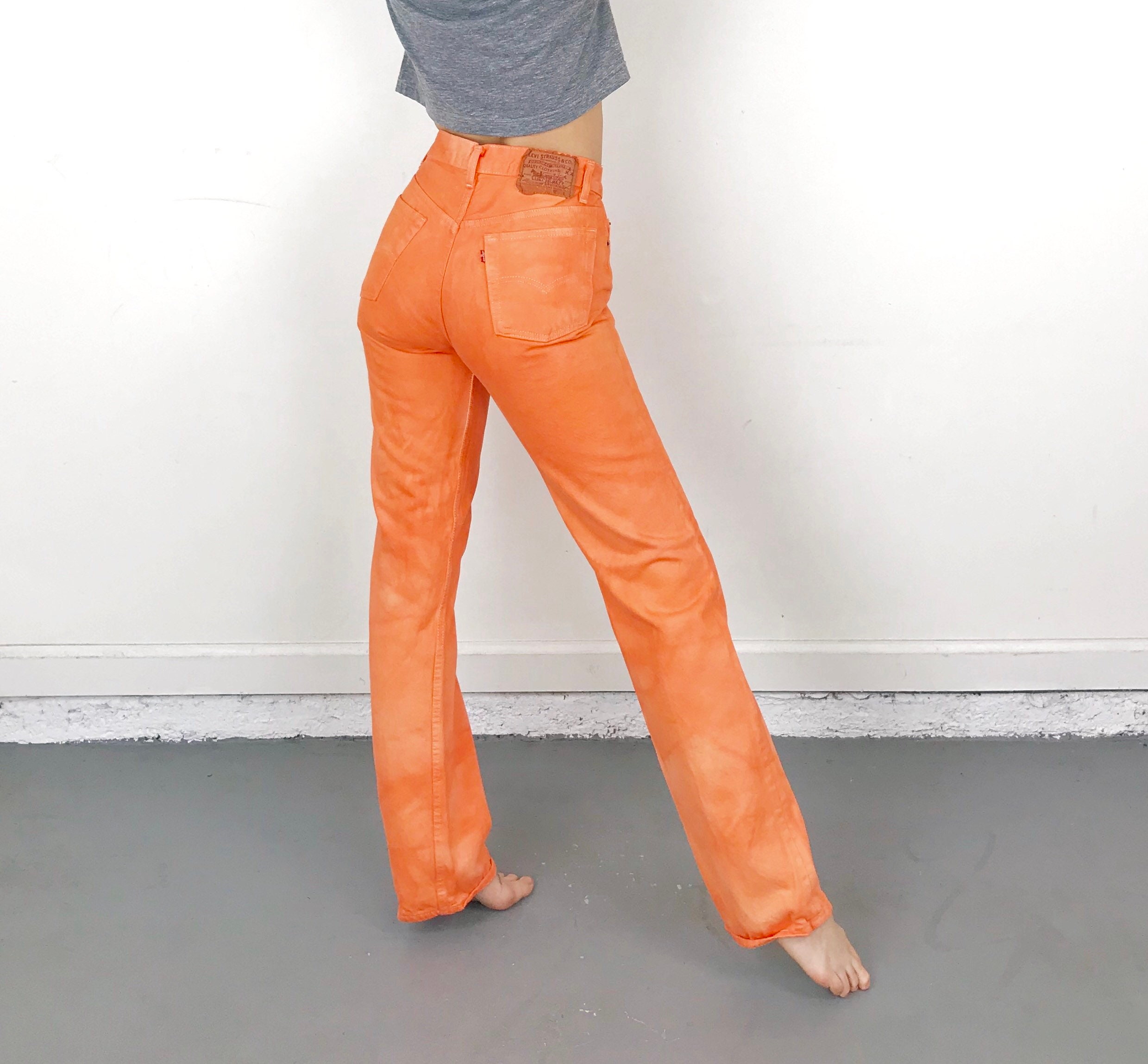 Levi's 501 Salmon Overdye Jeans / Size 25 26