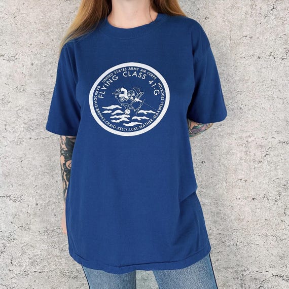 Vintage USAAC Flying Class 41-G Graphic Tee T-Shirt