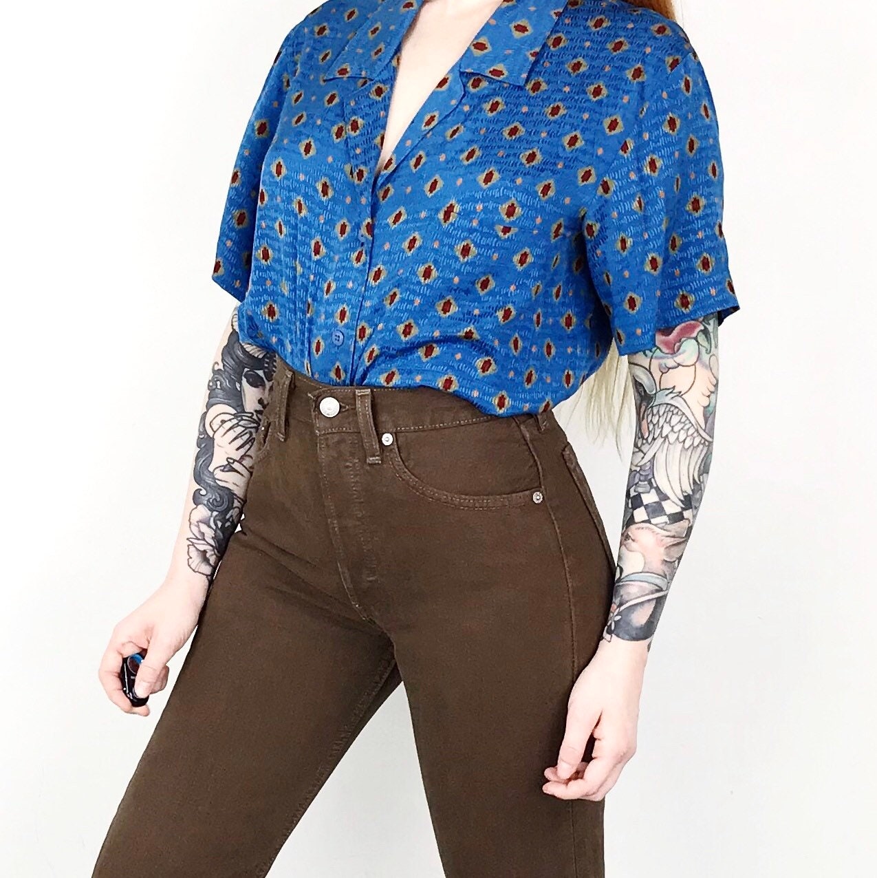 brown levis 501