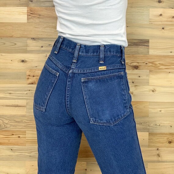 70's Rustler Vintage Straight Leg Jeans / Size 26