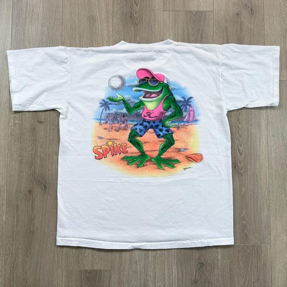 Hobie Vintage 90's Beach Volleyball Tee Shirt T-Shirt