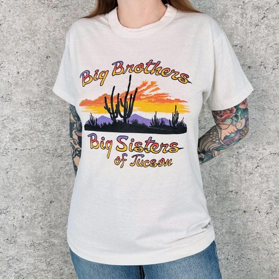 80's Vintage Big Brothers and Sisters of Tucson Arizona Tee Shirt T-Shirt