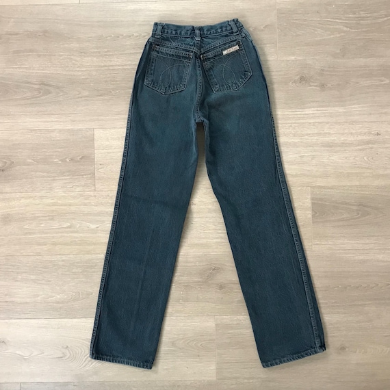 80's Calvin Klein Vintage Straight Leg Jeans / Size 22 23 XXS