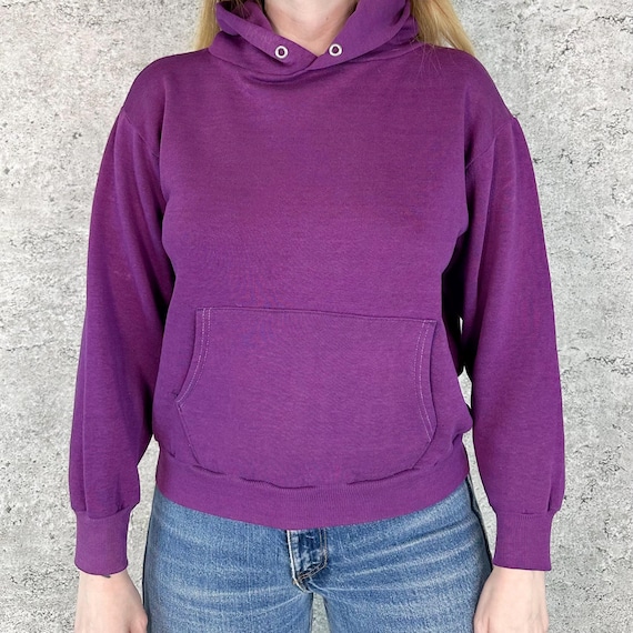 Vintage Faded Worn Hoodie Pullover Sweatshirt