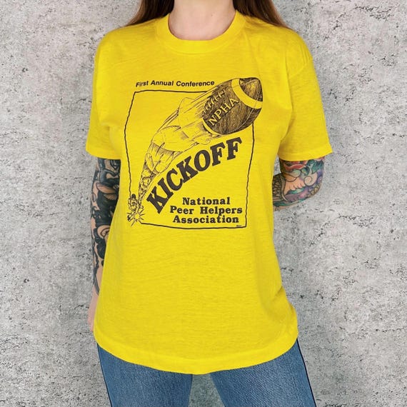 80's Soft Thin Vintage National Peer Helpers Association Tee Shirt T-Shirt