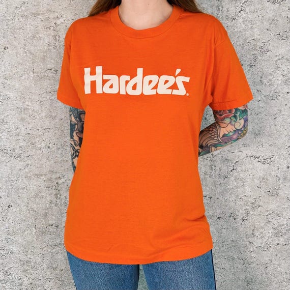 80's Vintage Hardee's Fast Food Restaurant Tee Shirt T-Shirt