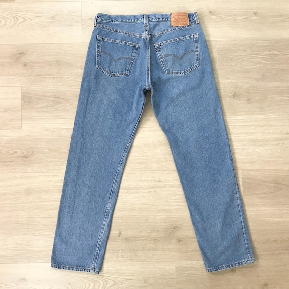 Levi's 501 Vintage USA Made Straight Leg Jeans / Size 34 35