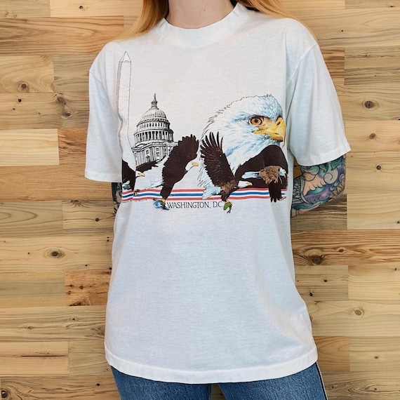 80's Washington DC Vintage Travel Souvenir Tee Shirt T-Shirt