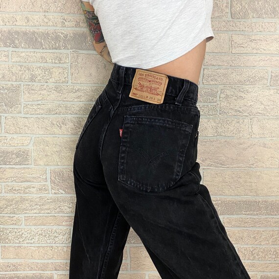 Levi's 555 Black Jeans / Size 26 27