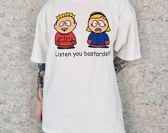 Camiseta vintage de los 90 de la emisora ​​de radio de rock The Edge 107.9 KTEG.