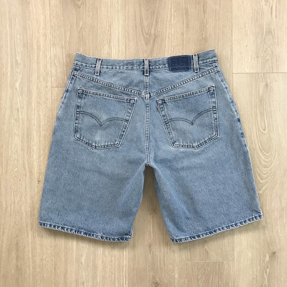 Levi's Vintage Loose Fit Long Baggy Jean Shorts / Size 34