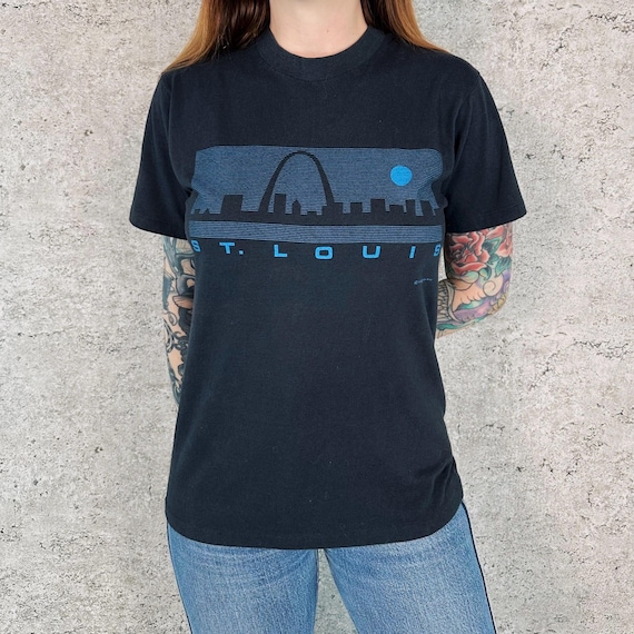 80's St. Louis Missouri Vintage Travel Tee Shirt T-Shirt