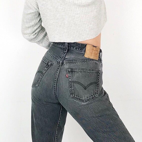 Levi's 501 Faded Black Jeans / Size 29 30