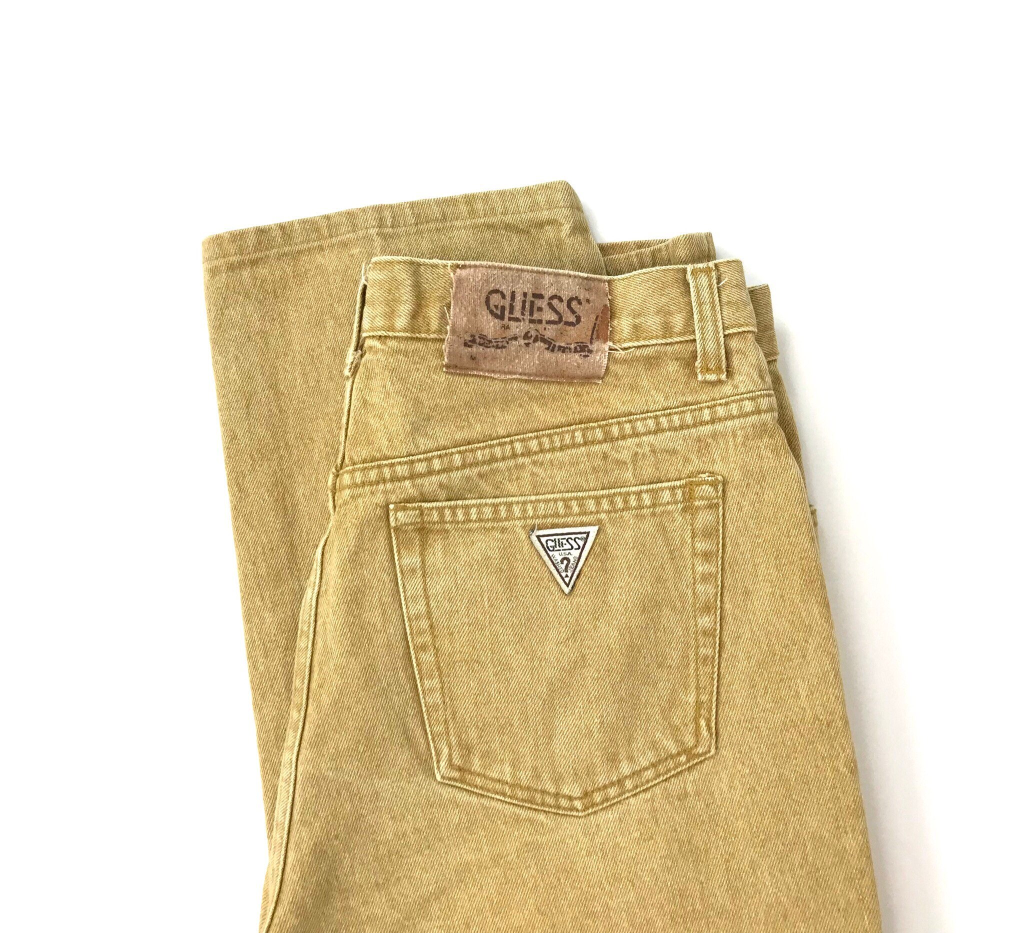 women's mustard colored jeans