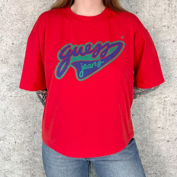 Guess Jeans Vintage Brand Tee Shirt T-Shirt