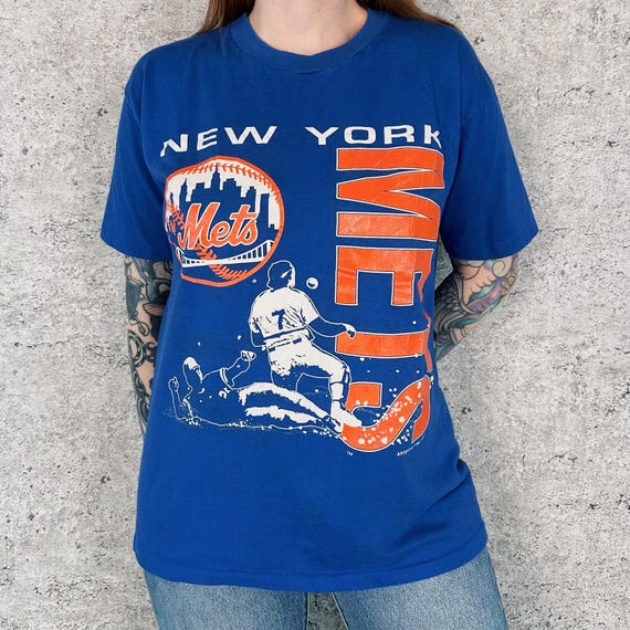 New York Mets Vintage MLB Baseball Team T-Shirt Tee Shirt